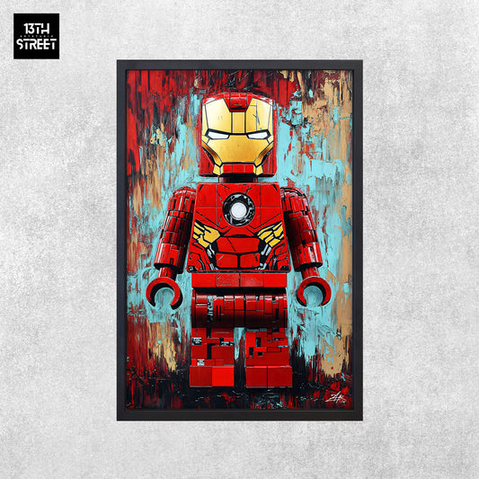 Zak - Lego Iron Man - Leinwand 40x60x2cm