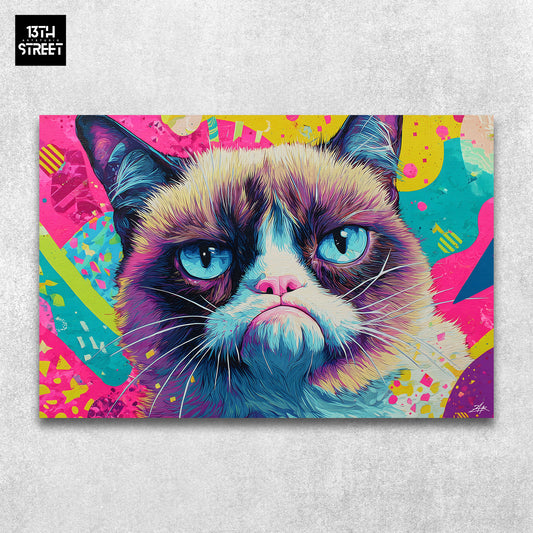 Zak - Grumpy Cat - Toile