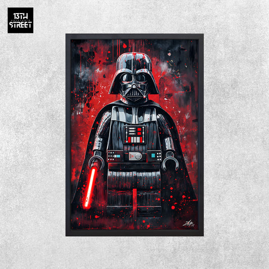 Zak - Lego Darth Vader - Leinwand 40x60x2cm