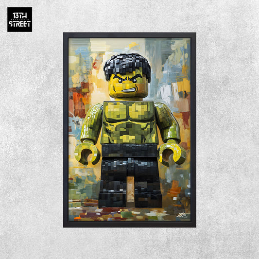 Zak - Lego Hulk - Leinwand 40x60x2cm