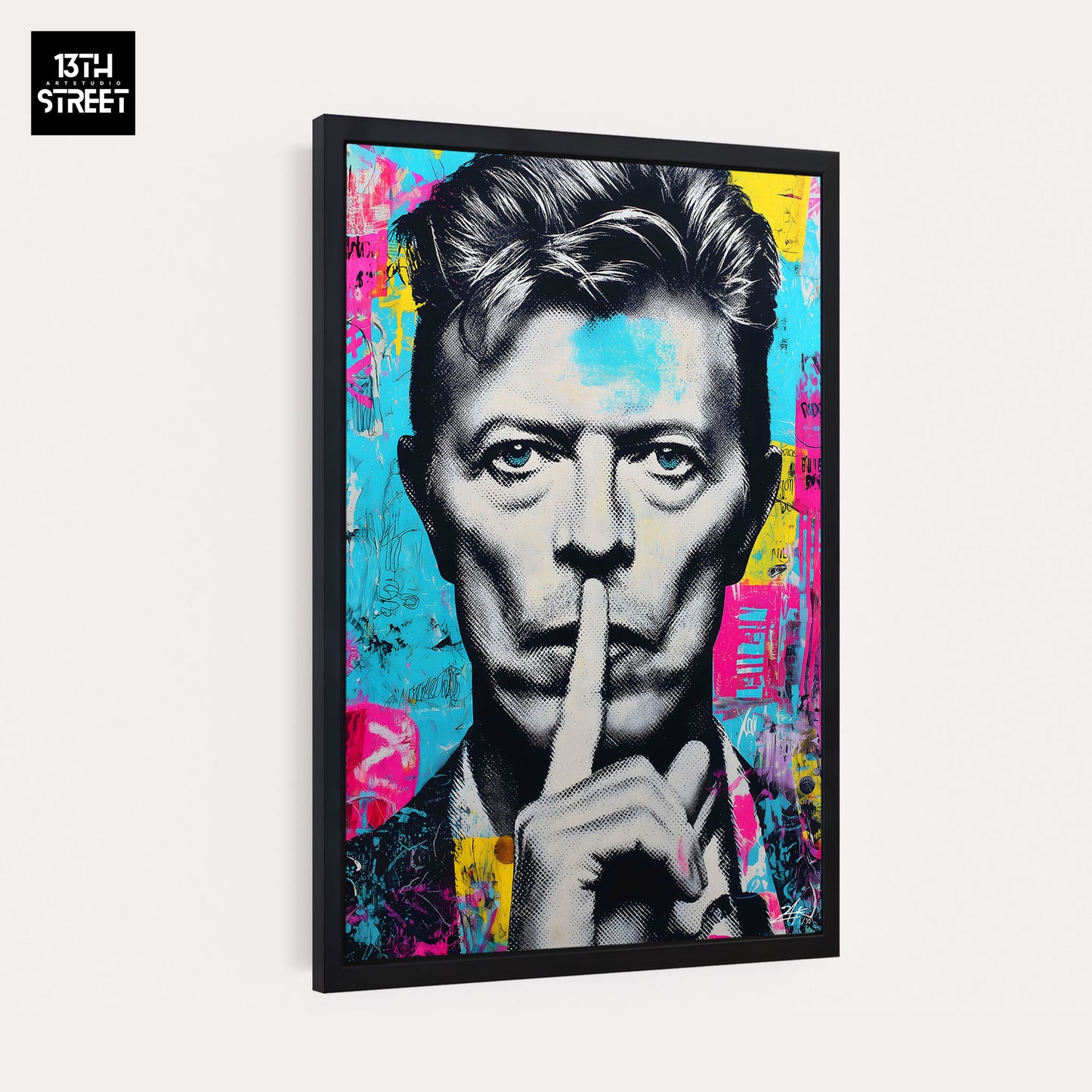 Zak - David Bowie Pop-Art-Ikone - Leinwand 40x60x2cm