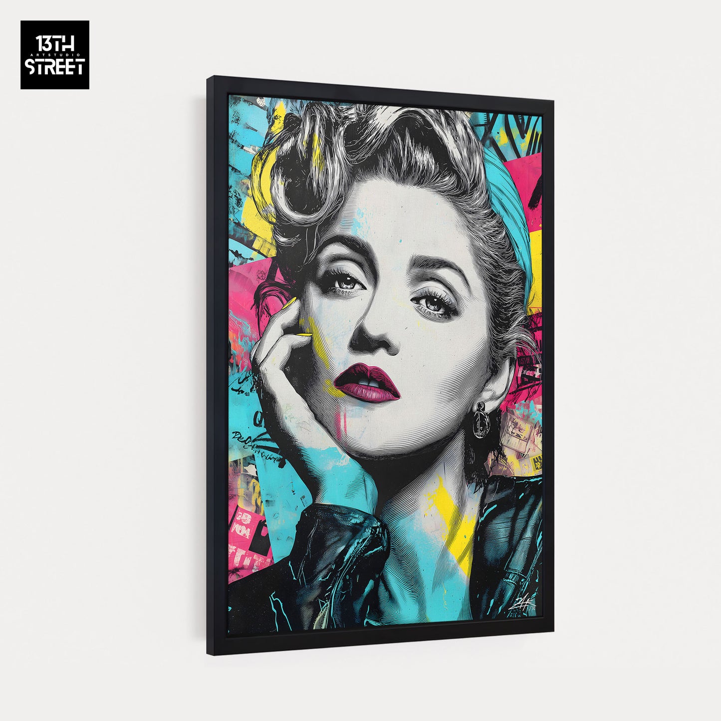 Zak - Madonna Égérie Pop Art - Leinwand 40x60x2cm