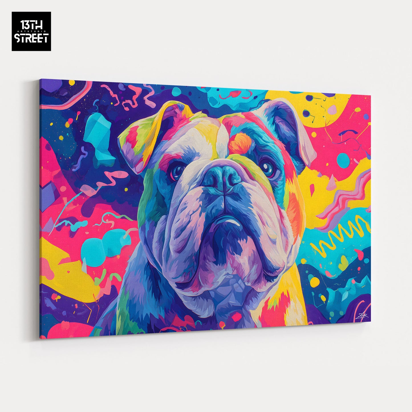 Zak - Pop Bulldog - Toile