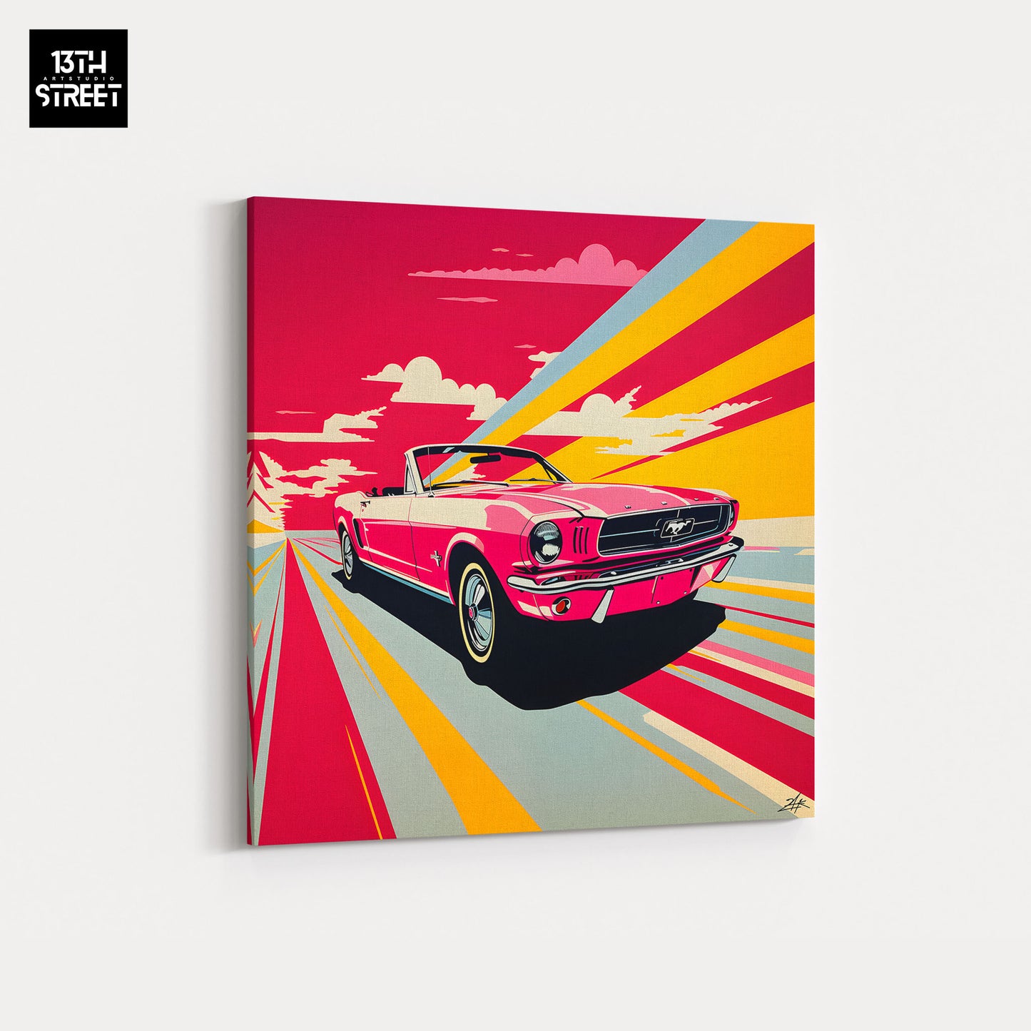 Zak - Mustang Ride - Canvas