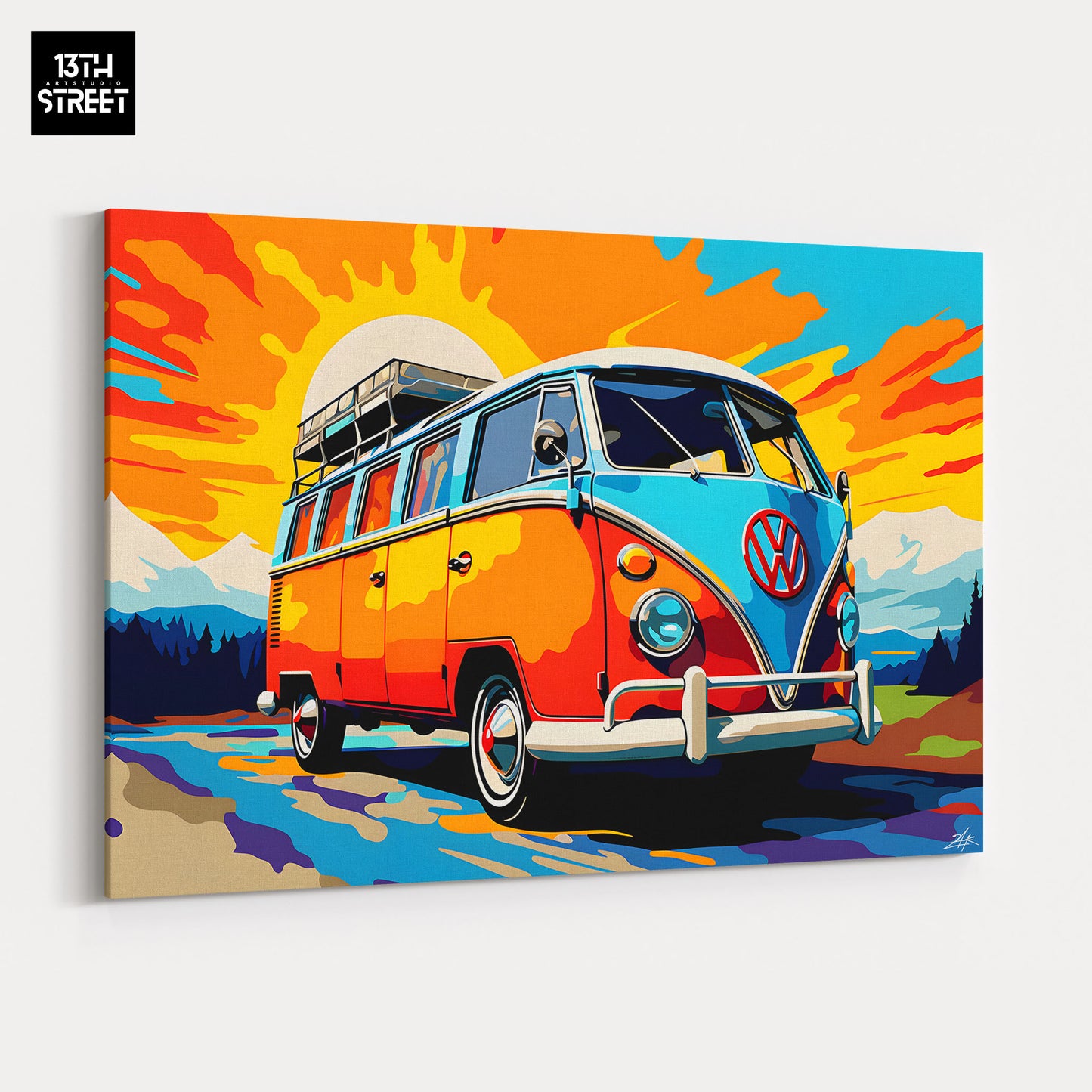 Zak - Retro Travel - Canvas