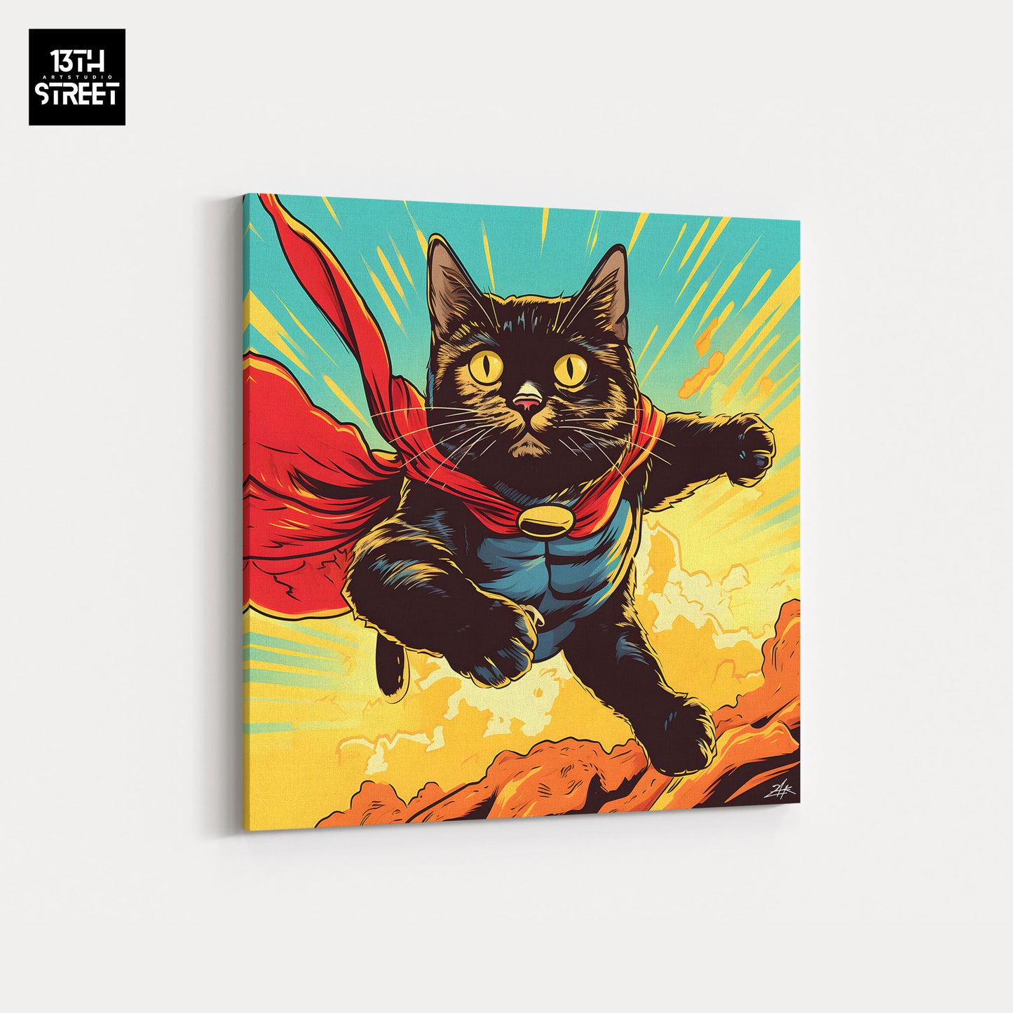 Zak - Super Cat Man - Canvas