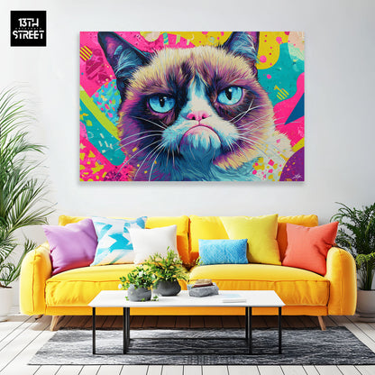 Zak - Grumpy Cat - Toile