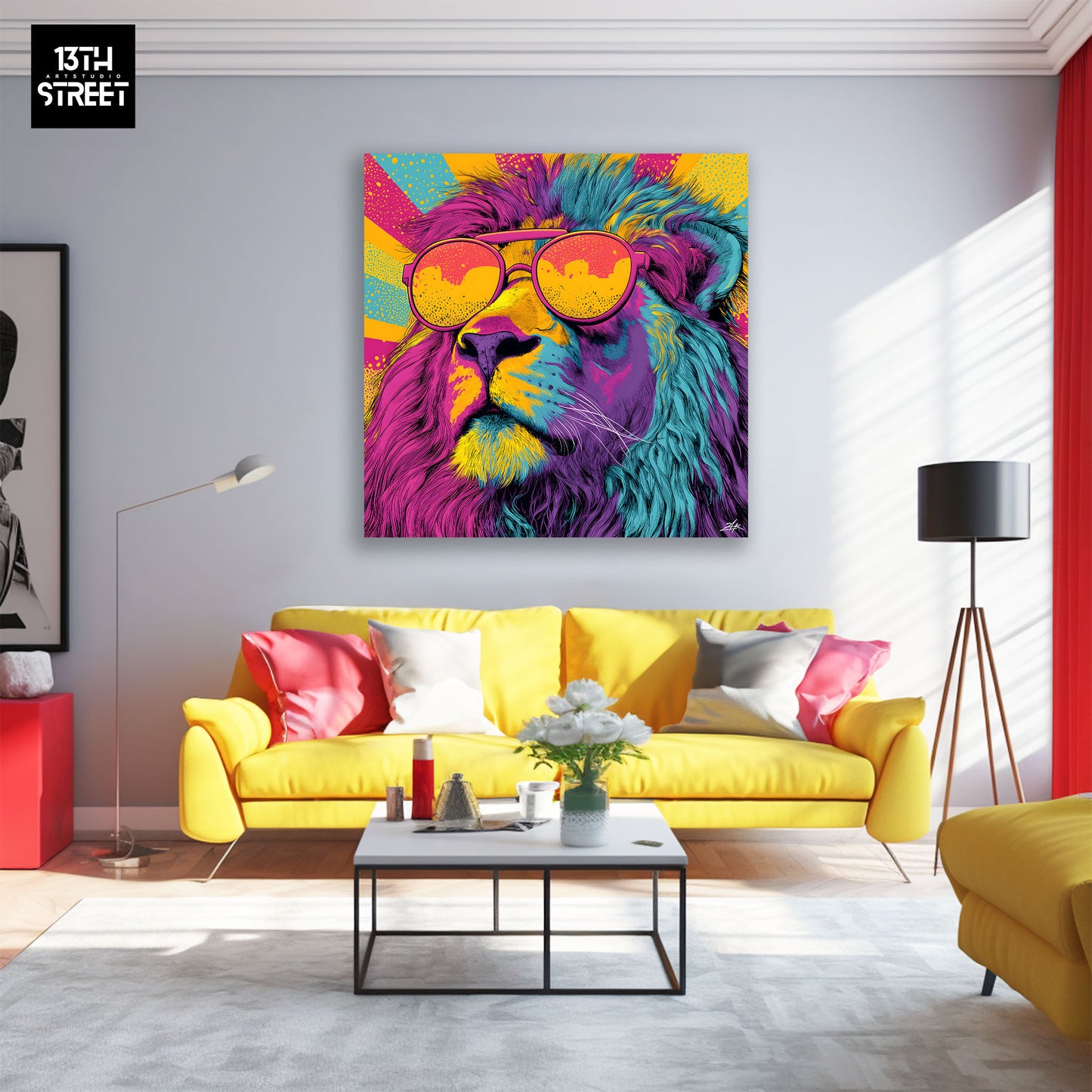 Zak - Neon King - Toile