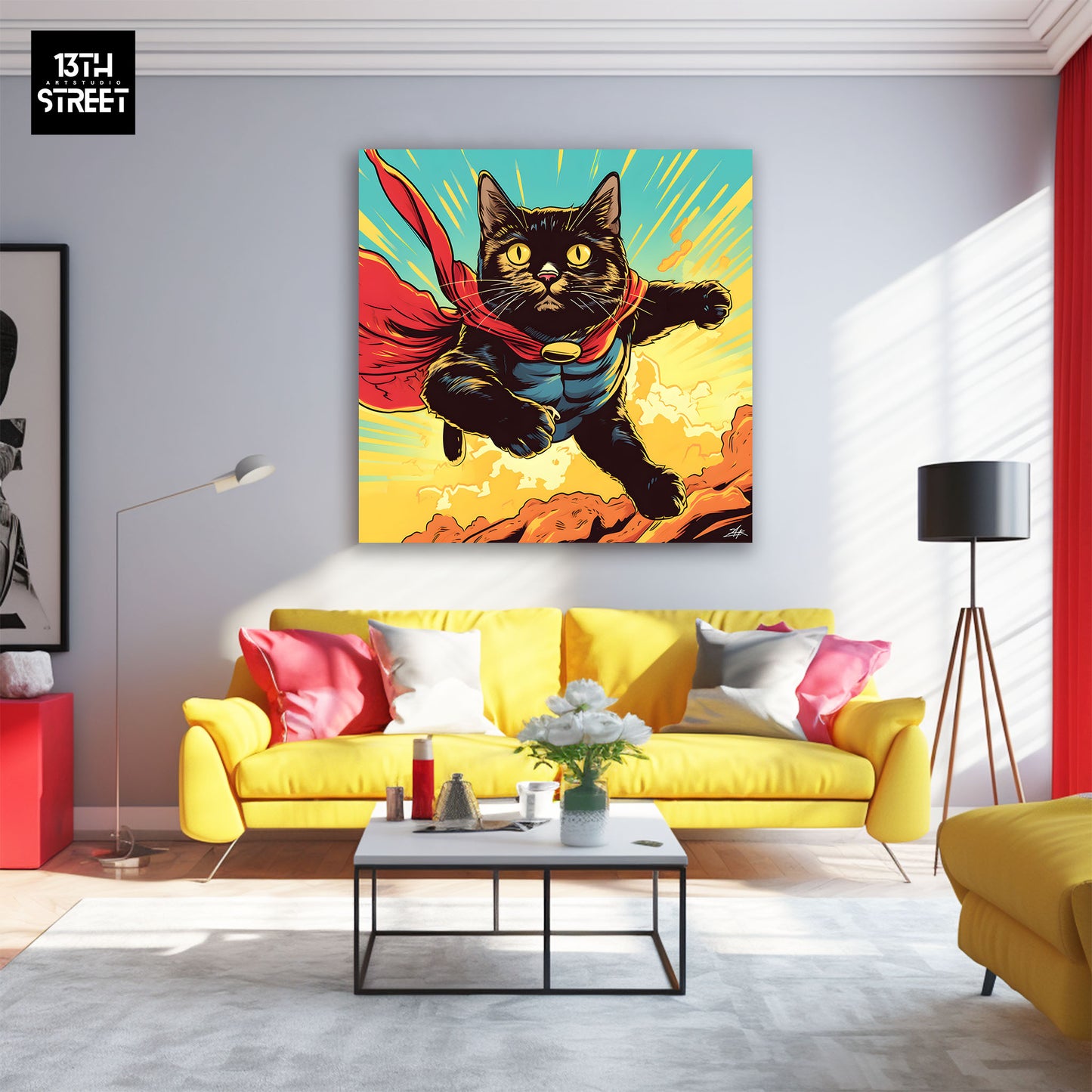 Zak - Super Cat Man - Canvas