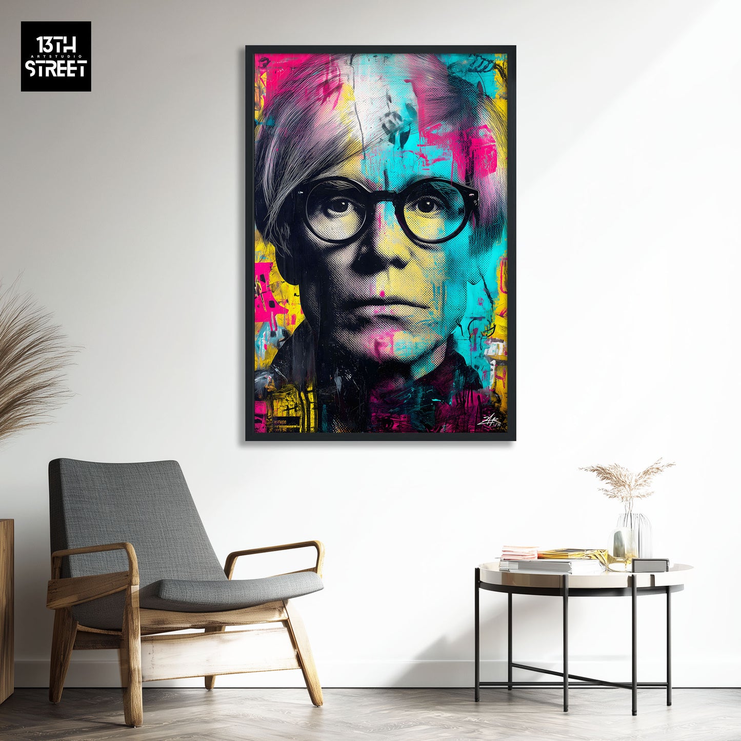 Zak - Andy Warhol Pop Art Muse - Leinwand 40x60x2cm