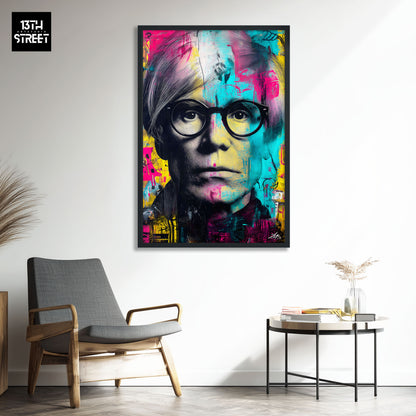 Zak - Andy Warhol Pop Art Muse - Leinwand 40x60x2cm