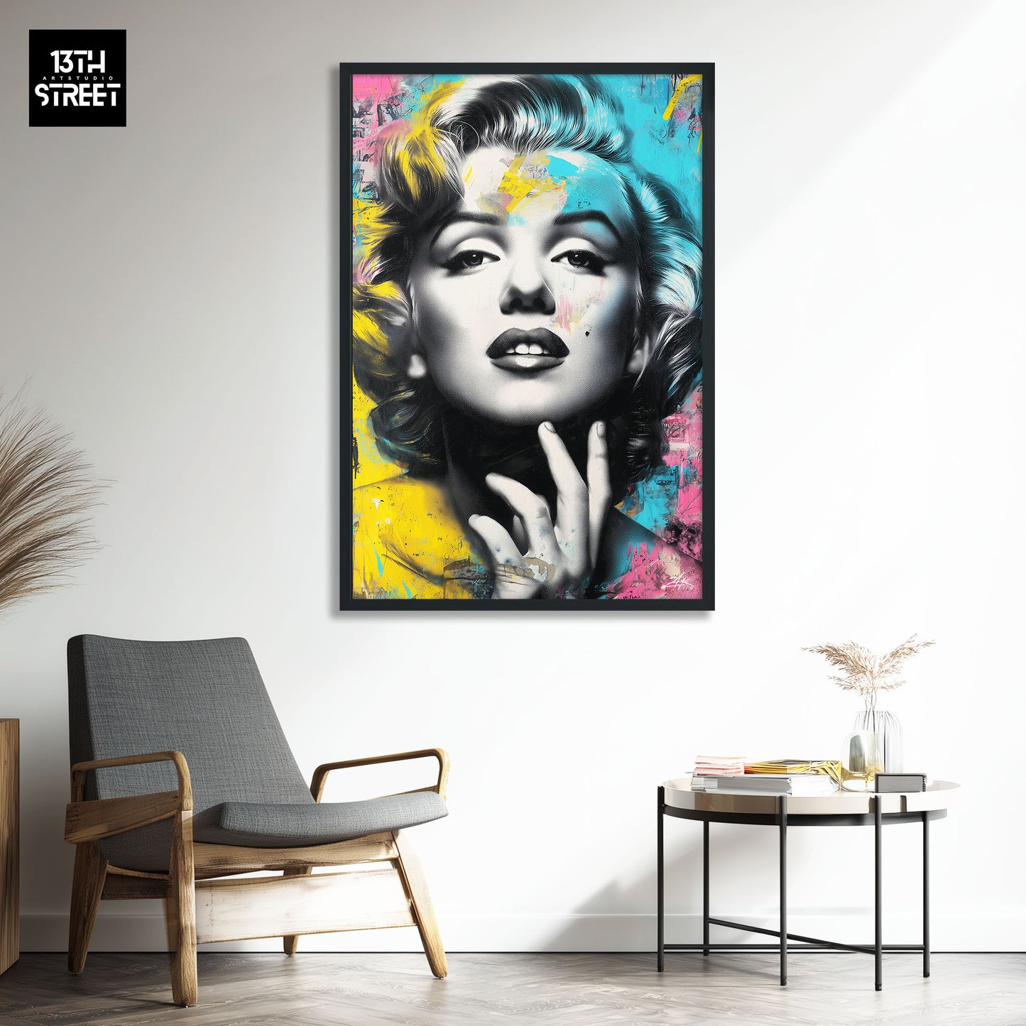 Zak - Marilyn Monroe Pop-Art-Ikone - Leinwand 40x60x2cm