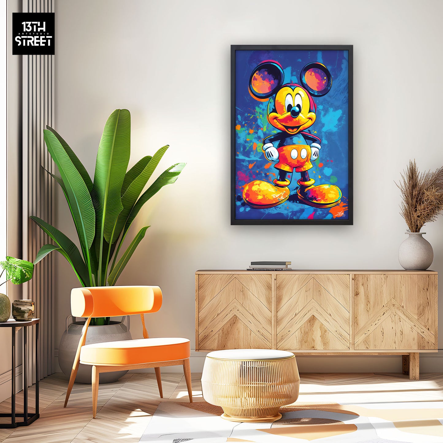 Zak - Mickey Mouse Pop - Toile 40x60x2cm