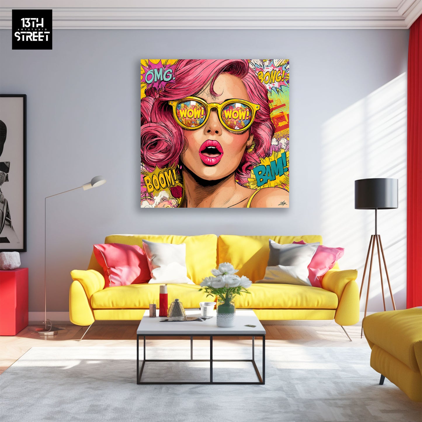 Zak - Pink Pop - Toile