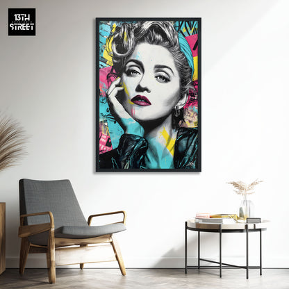 Zak - Madonna Égérie Pop Art - Leinwand 40x60x2cm